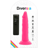 Diversia - Flexibler Dildo mit Vibration Rosa 23 cm-x-4.3 cm