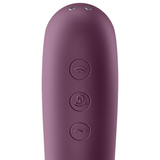 Satisfyer - Dual Kiss Air Pulse Vibrator Weinrot