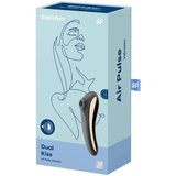 Satisfyer - Dual Kiss Air Pulse Vibrator Schwarz