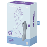 Satisfyer - Curvy Trinity 3 Air Pulse Vibrator Grau