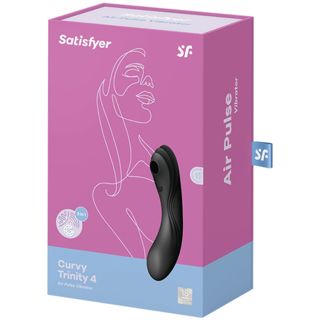 Vibrator Curvy Trinity 4 Air Pulse Schwarz.2