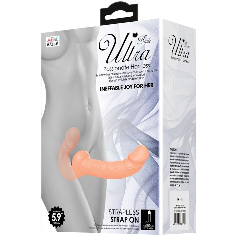 Baile - Ultra Leidenschaftlicher Gurtdildo mit Gurt ohne Unterstützung