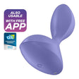 Satisfyer - Sweet Seal Vibrierstecker App Violett