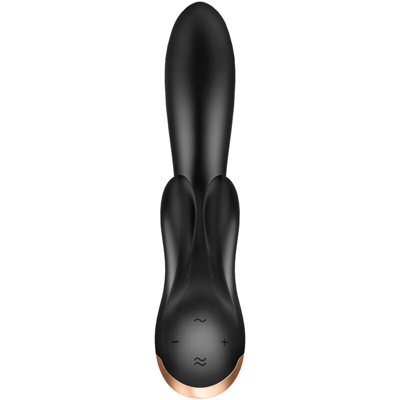 Satisfyer - Double Flex Vibrator App Schwarz
