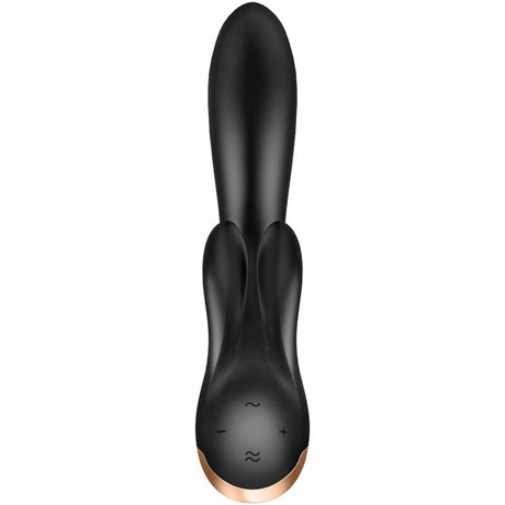 Satisfyer - Double Flex Vibrator App Schwarz