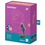 Satisfyer - Deep Diver Vibrating Plug App Grau