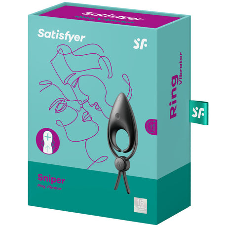 Penisring Sniper Ringvibrator Schwarz.2