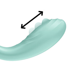 G-Punkt-Vibrator Rrrolling Pleasure mit Rollkugel Grün