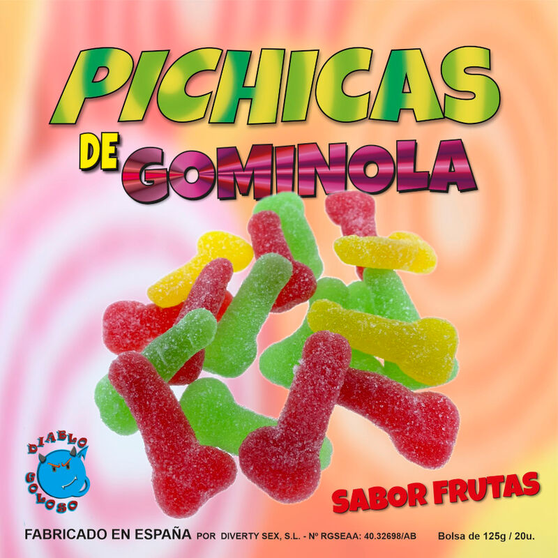 Diablo Goloso - Frucht-Gumminol-Pichitas mit Zucker