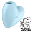 Vibrator Cutie Heart Air Pulse Stimulator & Blau