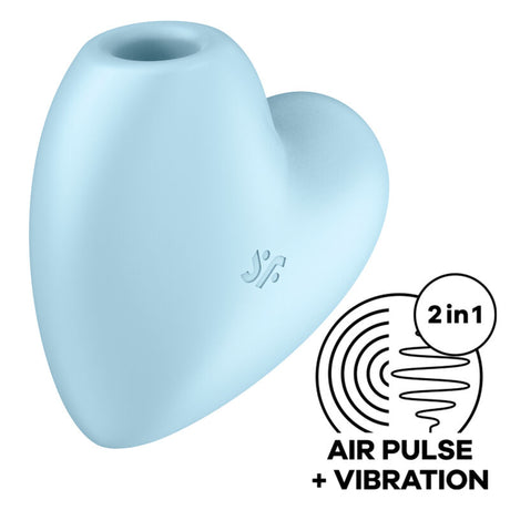 Vibrator Cutie Heart Air Pulse Stimulator & Blau
