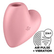 Vibrator Cutie Heart Air Pulse Stimulator & Rosa