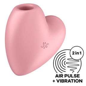 Satisfyer - Cutie Heart Air Pulse Stimulator & Vibrator Rosa