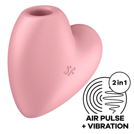 Vibrator Cutie Heart Air Pulse Stimulator & Rosa
