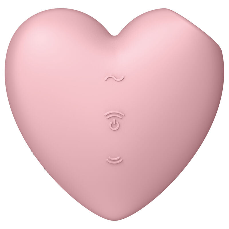 Satisfyer - Cutie Heart Air Pulse Stimulator & Vibrator Rosa