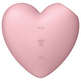Satisfyer - Cutie Heart Air Pulse Stimulator & Vibrator Rosa