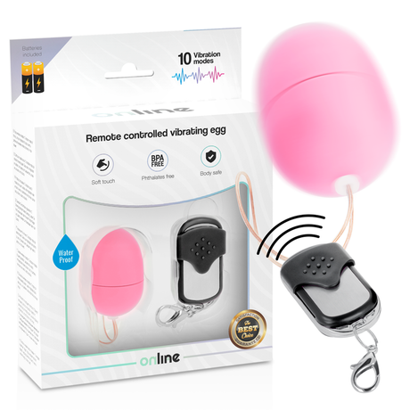 Online - Fernbedienung Vibrierendes Ei S Rosa