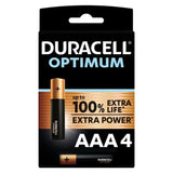 Duracell - Optimum 200 Alkaline Batterie Aaa Lr03 4 Einheit