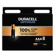 Duracell - Optimum Alkaline Batterie Aaa Lr03 8 Einheit