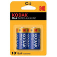 Kodak - Max Alkaline Batterie C Lr14 2 Einheit