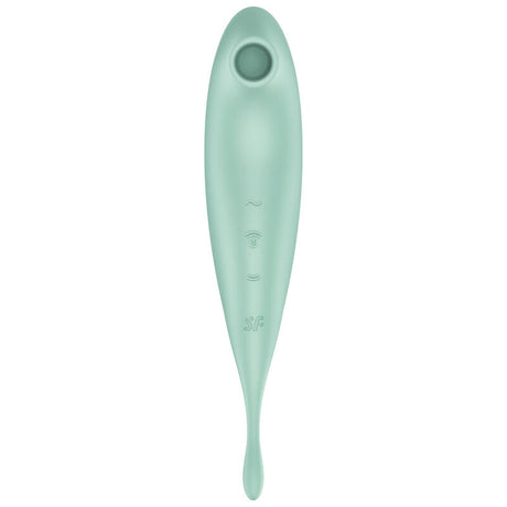 Satisfyer - Twirling Pro+ Air Pulse Stimulator & Vibrator App Grün