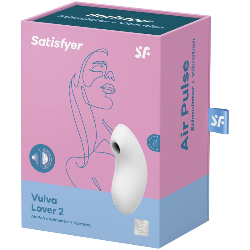 Satisfyer - Vulva Lover 2 Luftpulsstimulator & Vibrator Weiss