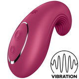 Satisfyer - Dipping Delight Auflegvibrator Rot