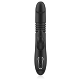 Black&Silver - Kenji Rabbit-Vibrator Up & Down + Watchme-Fernbedienung