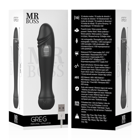 Vibrator Greg Personal Stimulator 14 x 3 cm.1
