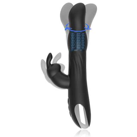 Rabbit-Vibrator Moebius & Rotator + Watchme-Fernbedienung 24 x 3,6 cm.2