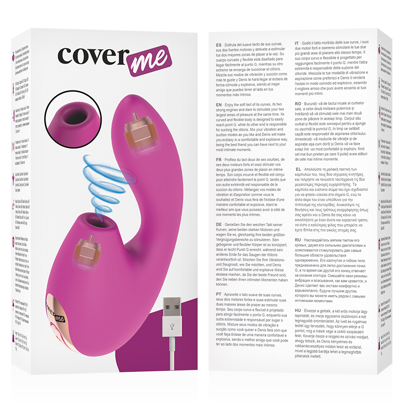 Coverme – Klitoris-Sauger & Leistungsstarker g-Punkt-Rush-Vibrator