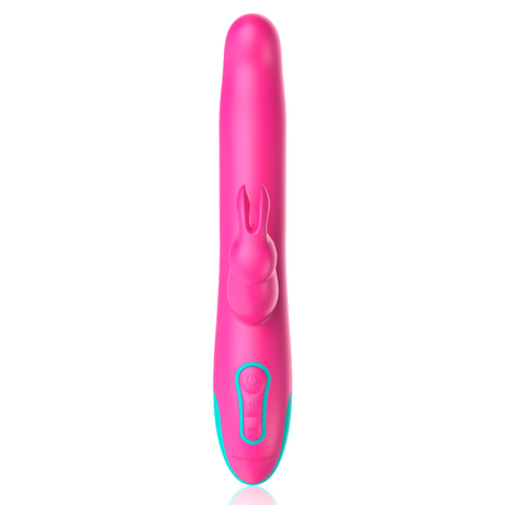 Rabbit-Vibrator Pluto & Rotator + Watchme-Fernbedienung 24 x 3,2 cm.4