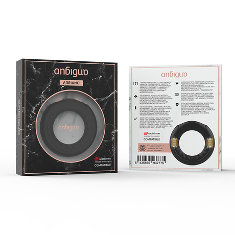Anbiguo - Adriano Vibrationsring + Watchme-Fernbedienung