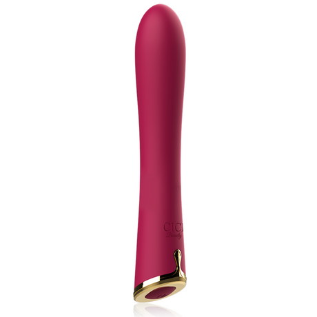 Vibrator Premium Silikon Push Bullet Gold 20 x 3,5 cm.3