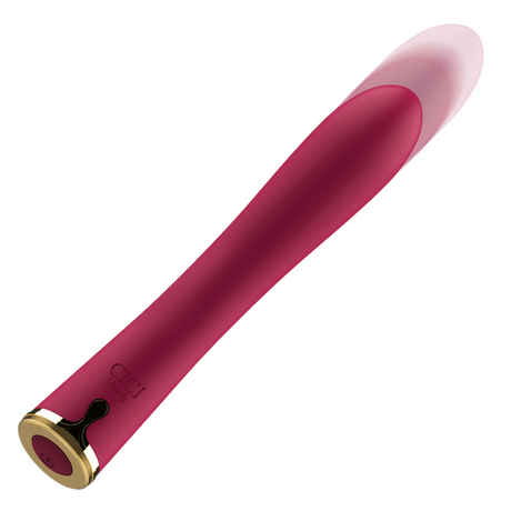Vibrator Premium Silikon Push Bullet Gold 20 x 3,5 cm.1