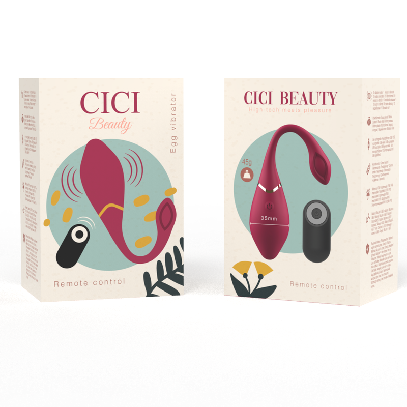 Cici Beauty - Premium Silikon Ei Vibrator Fernbedienung