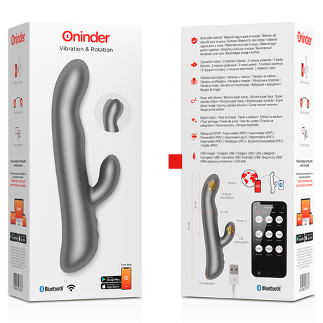 Oninder - Oslo Vibration & Rotation Schwarz - Kostenlose App