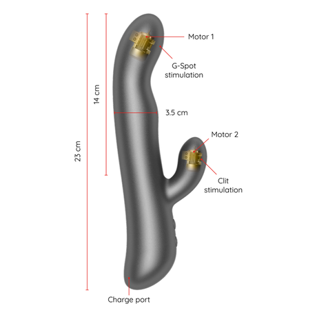Oninder - Oslo Vibration & Rotation Schwarz - Kostenlose App