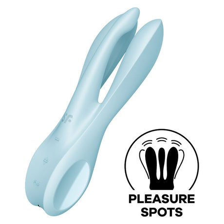 Auflegevibrator Threesome 1 Blau.1