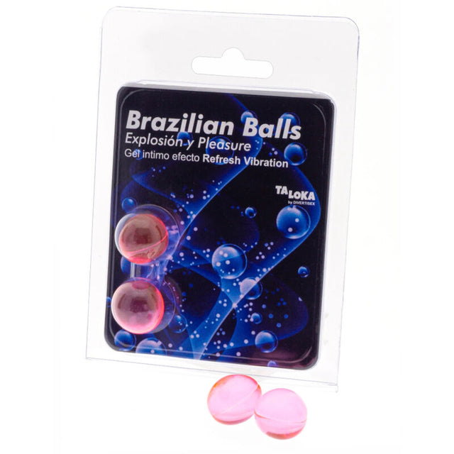 Taloka - 2 Brasilianische Blle, Erfrischendes Vibrationseffekt, Aufregendes Gel