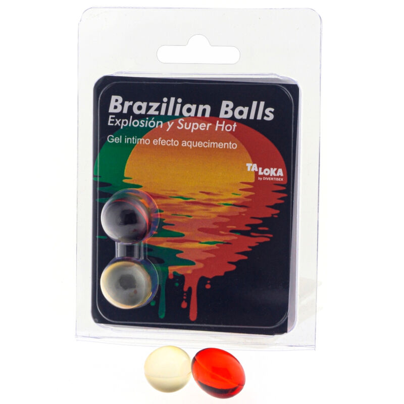 Taloka - 2 Brasilianische Kugeln, Superheisses, Aufregendes Gel mit Effekt