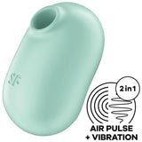 Satisfyer - Pro to Go 2 Doppelter Luftpulsstimulator & Vibrator Grün