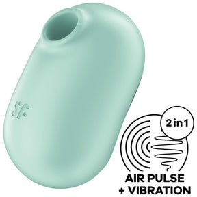 Satisfyer - Pro to Go 2 Doppelter Luftpulsstimulator & Vibrator Grün
