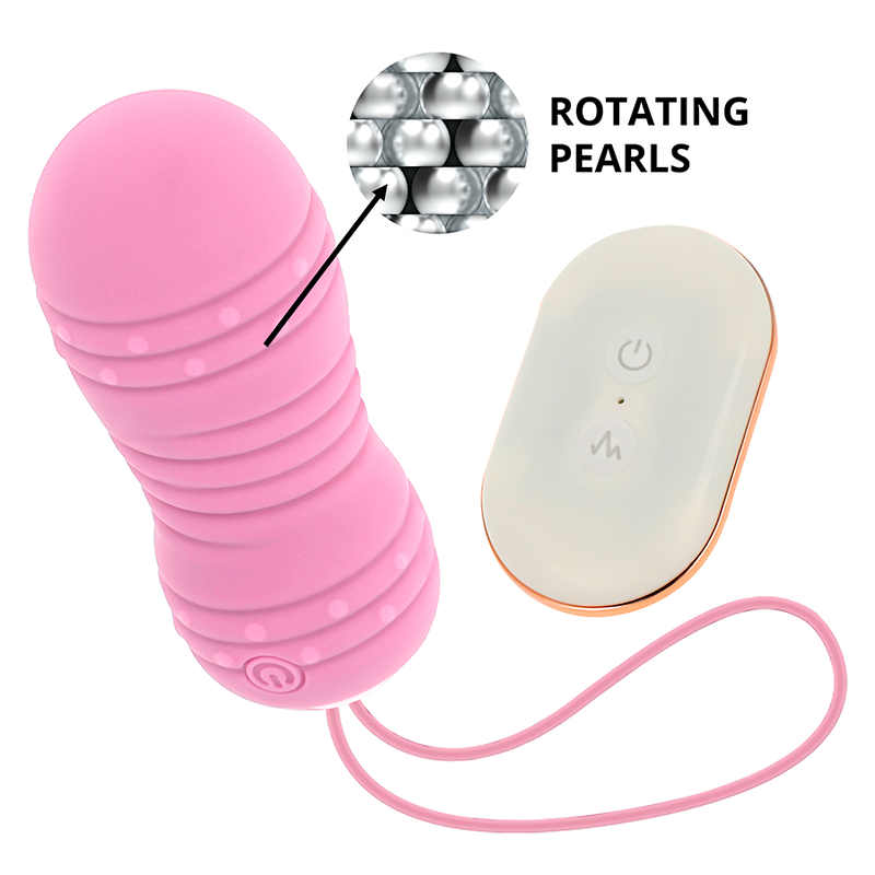 Ohmama - Fernbedienung Ei 7 Modi Drehung Rosa