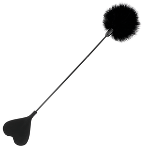 Darkness - Schwarze Liebefederpeise 40 cm