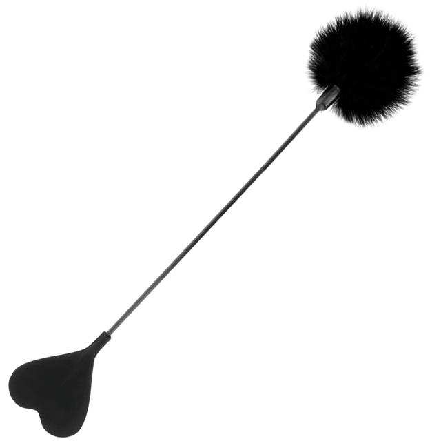 Darkness - Schwarze Liebefederpeise 40 cm