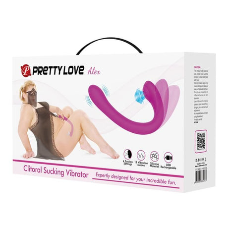 Pretty Love - Alex Lilac Vibrator und Klitorisaugger