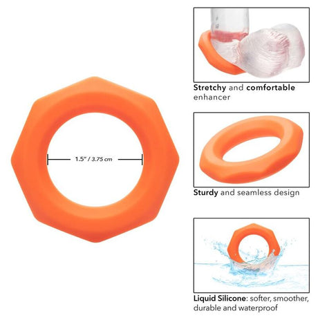 Calexotics - Alpha Sexagon Ring Orange