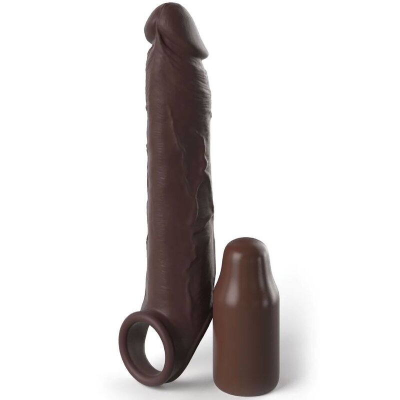 Fantasy x- Tensions - Pipedreams Verlängerung mit Riemen 17,78 cm Braun