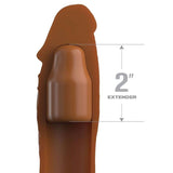 Fantasy x- Tensions - Pipedreams Hülse 20,32 cm + 5,00 cm Zoll Stecker Karamell